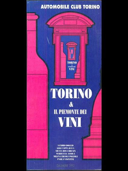Torino e il Piemonte dei vini 1992 - copertina