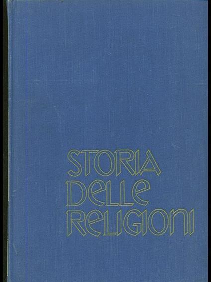 Storia delle religioni - Tacchi Venturi - copertina