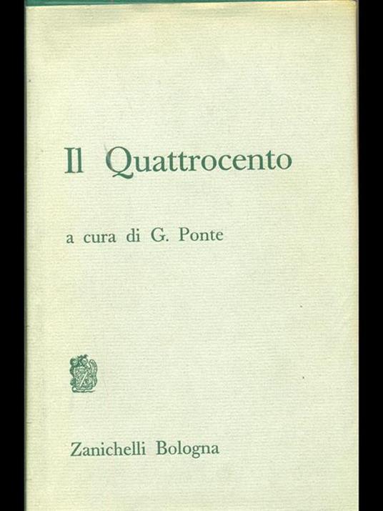 Il Quattrocento - copertina