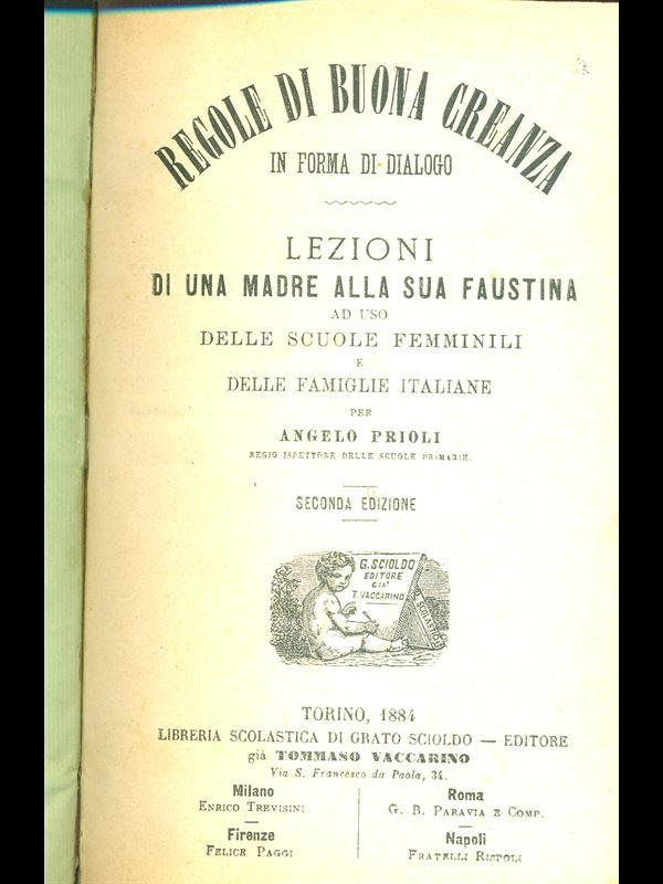 Lezioni di una madre alla sua Faustina