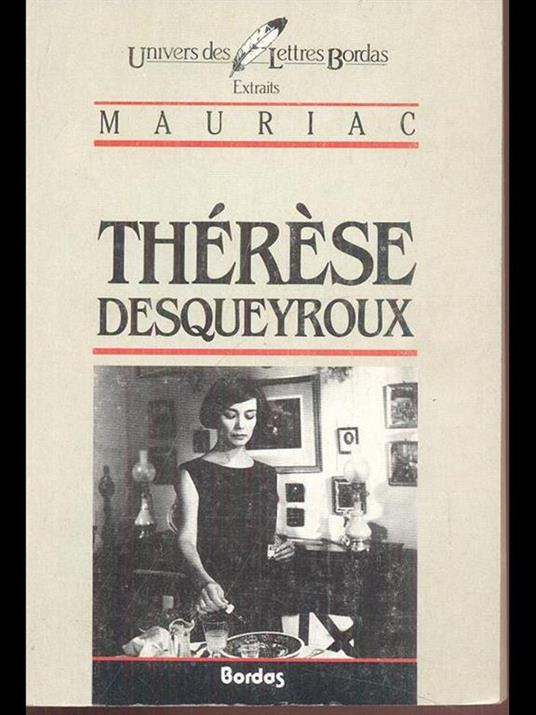 Therese desqueyroux - François Mauriac - copertina