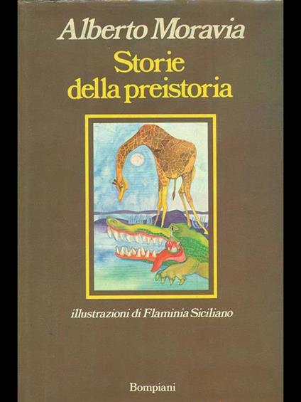 Storie della preistoria - Alberto Moravia - copertina