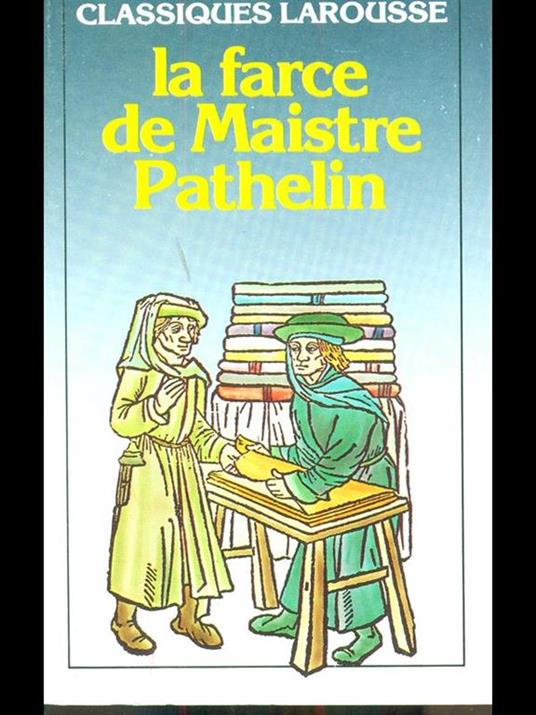 La farce de Maistre Pathelin - copertina