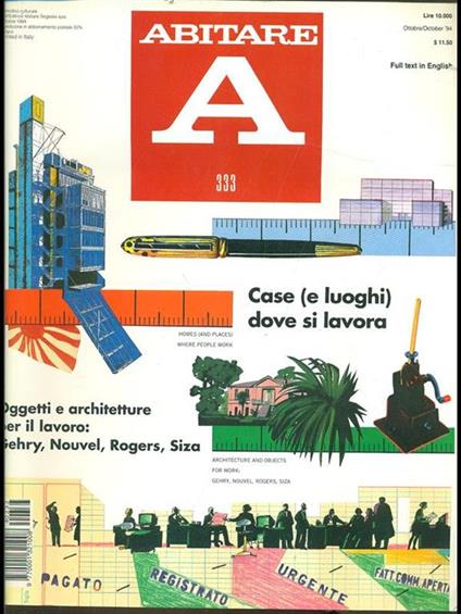 Abitare n. 333/ottobre 1994 - copertina