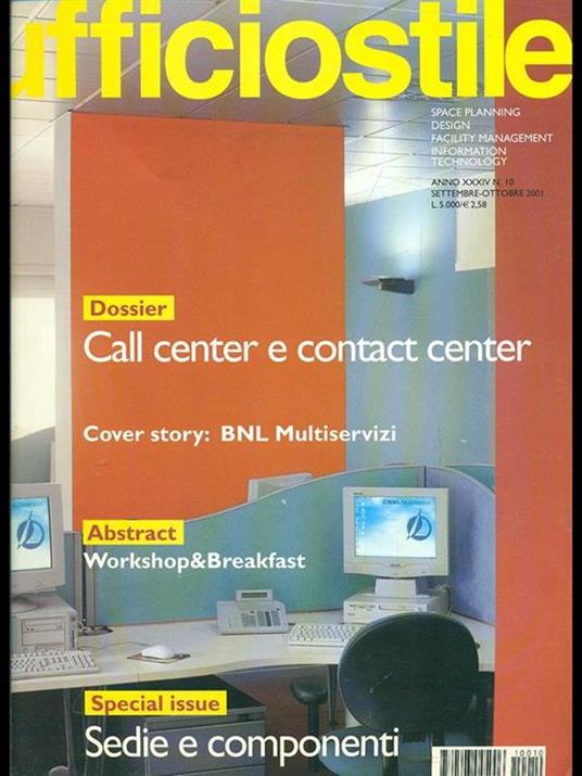 Ufficio Stile n. 10/settembre-ottobre 2001 - copertina