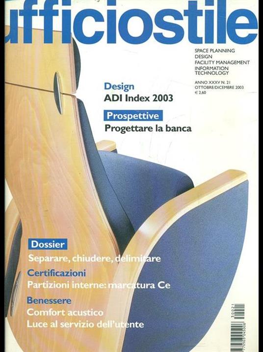 Ufficio Stile n. 21/ottobre-dicembre 2003 - copertina