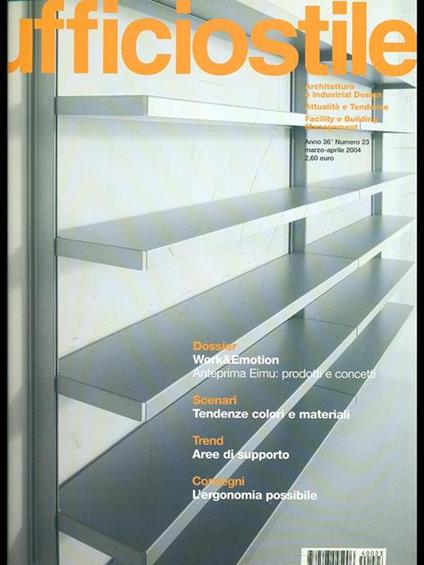 Ufficio Stile n. 23/marzo -aprile 2004 - copertina