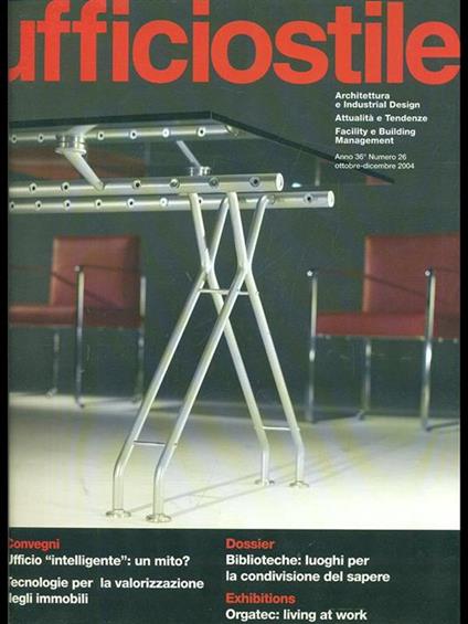 Ufficio Stile n. 26/ottobre-dicembre 2004 - copertina