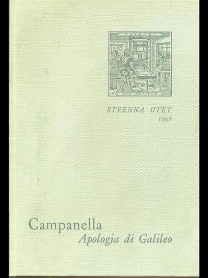 Apologia di Galileo - Tommaso Campanella - copertina