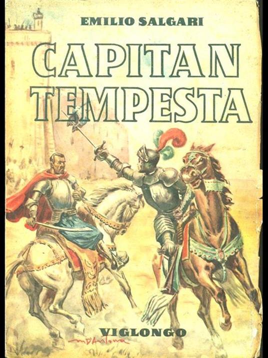 Capitan Tempesta - Emilio Salgari - copertina