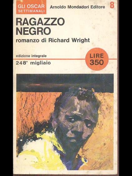 Ragazzo negro - Richard Wright - copertina