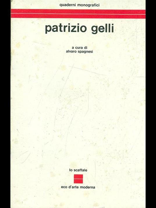 Patrizio Gelli - Alvaro Spagnesi - copertina