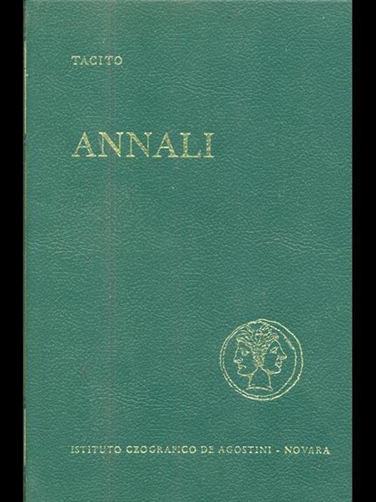 Annali - P. Cornelio Tacito - copertina