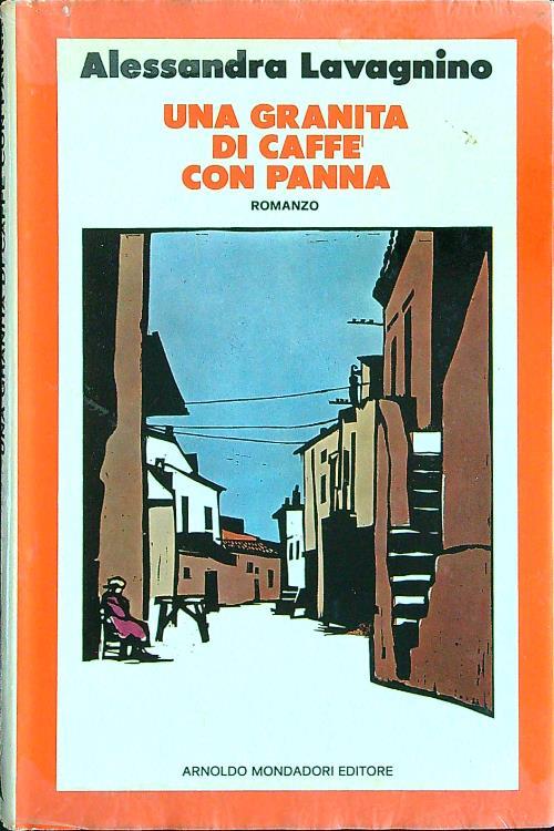 Una granita di caffé con panna