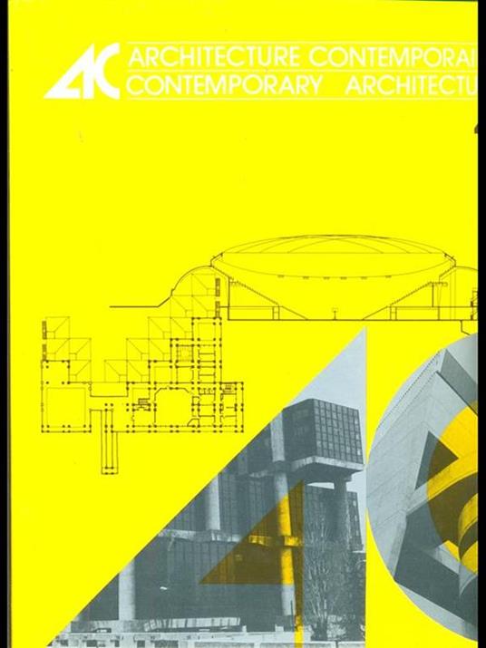 Architecture contemporaine. Contemporary architecture 4 - copertina