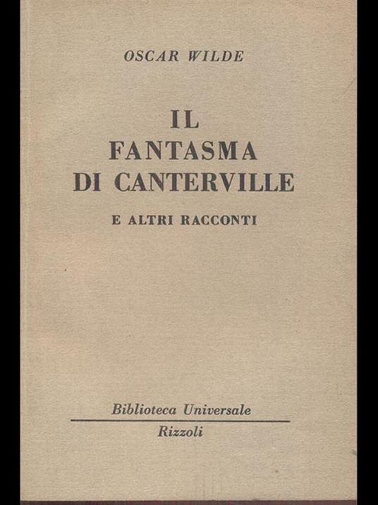 Il fantasma di Canterville e altri racconti - Oscar Wilde - copertina