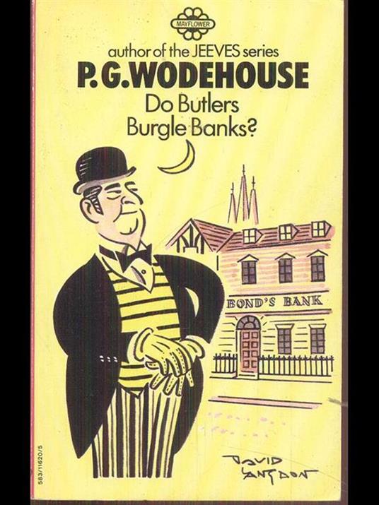 Do Butlers Burgle Banks - Pelham G. Wodehouse - copertina