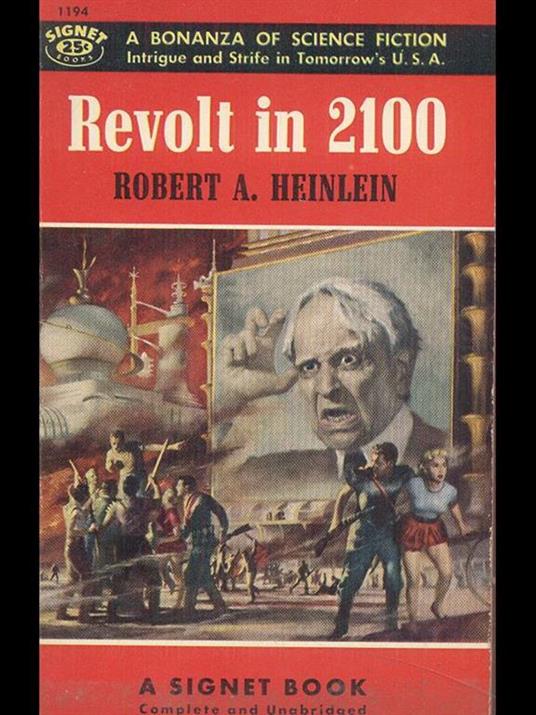 Revolt in 2100 - Robert A. Heinlein - copertina