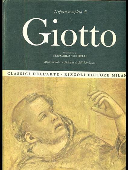 L' opera completa di Giotto - Giancarlo Vigorelli - copertina
