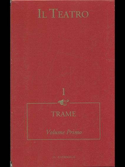 Trame. Volumo primo - copertina