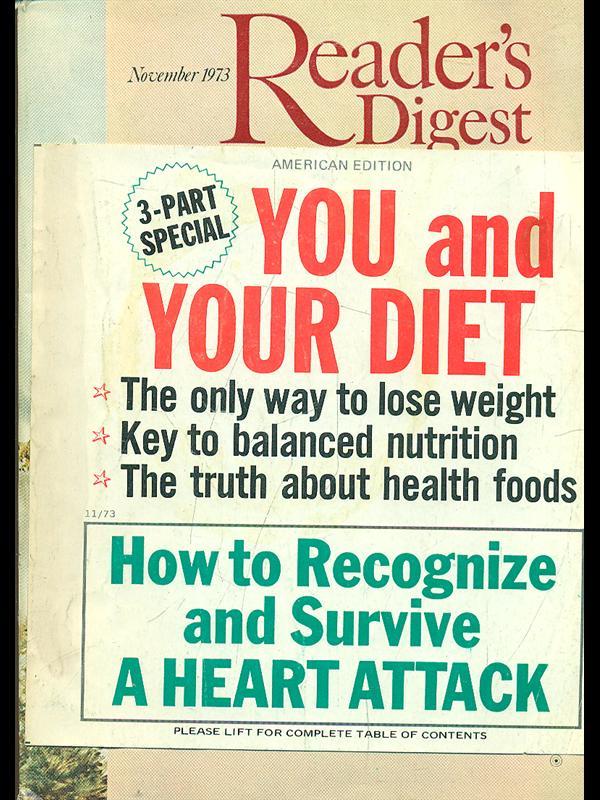 Reader's digest november 1973
