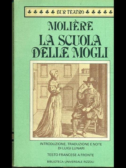La scuola delle mogli - Molière - copertina