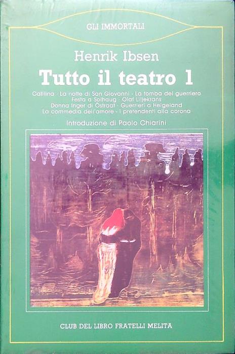 Tutto il teatro - Volume 1 - Henrik Ibsen - copertina