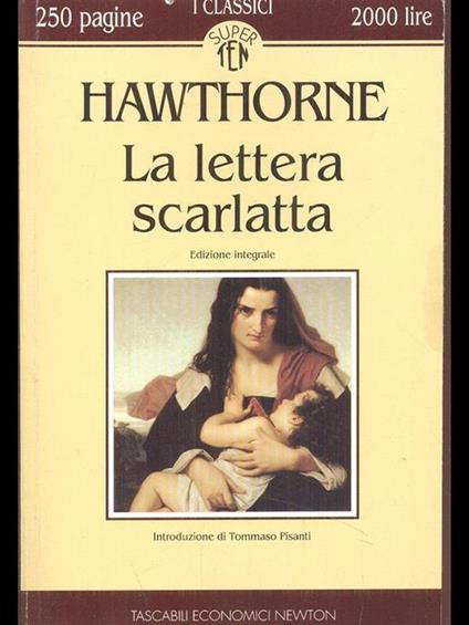 La lettera scarlatta - Nathaniel Hawthorne - copertina