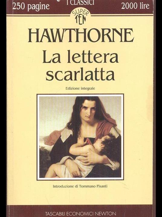 La lettera scarlatta - Nathaniel Hawthorne - copertina