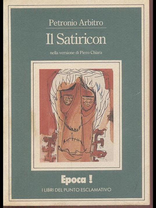 Il Satiricon - Arbitro Petronio - copertina