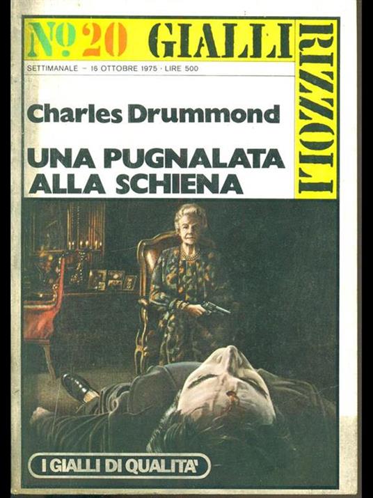 Una pugnalata alla schiena - copertina