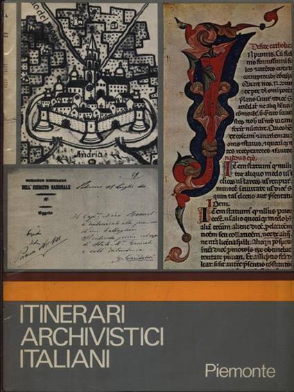 Itinerari archivistici italiani: Piemonte - copertina
