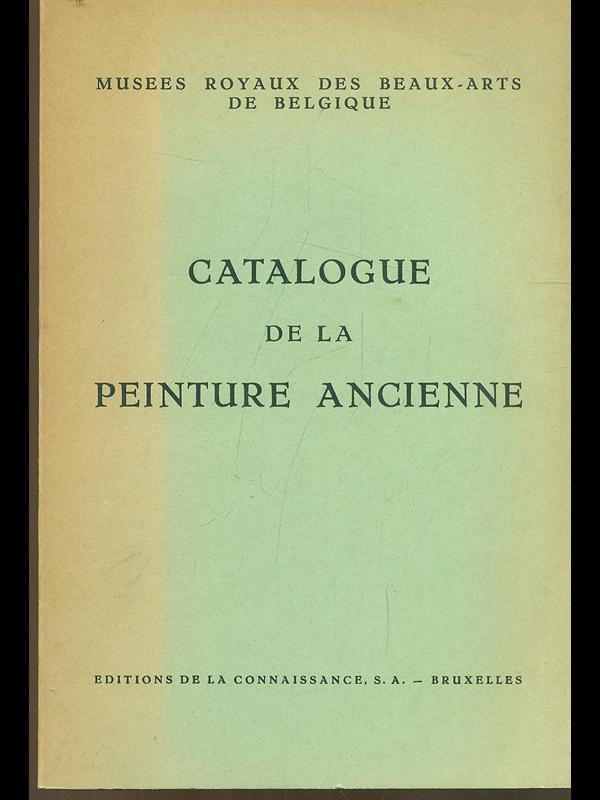 Catalogue de la peinture ancienne