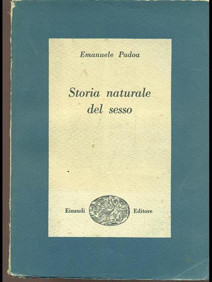 Storia naturale del sesso - copertina