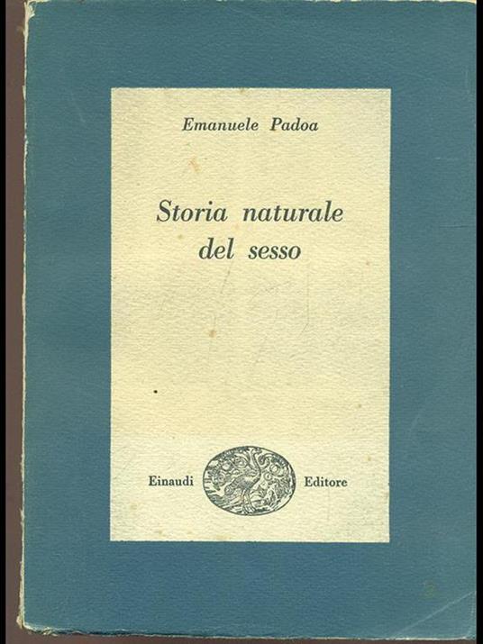 Storia naturale del sesso - copertina