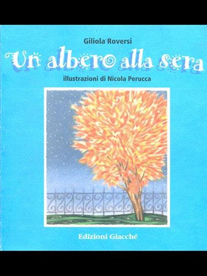 Un albero alla sera - copertina