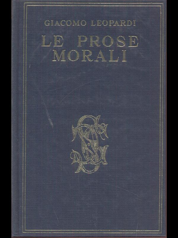 Le prose morali