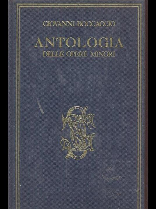 Antologia - Giovanni Boccaccio - copertina