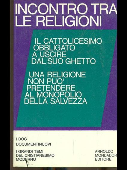 Incontro tra le religioni - copertina