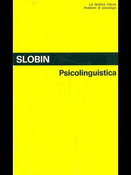 Psicolinguistica - copertina