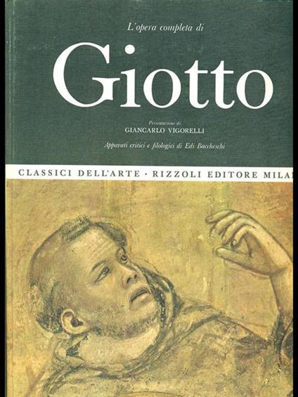 L' opera completa di Giotto - Giancarlo Vigorelli - copertina