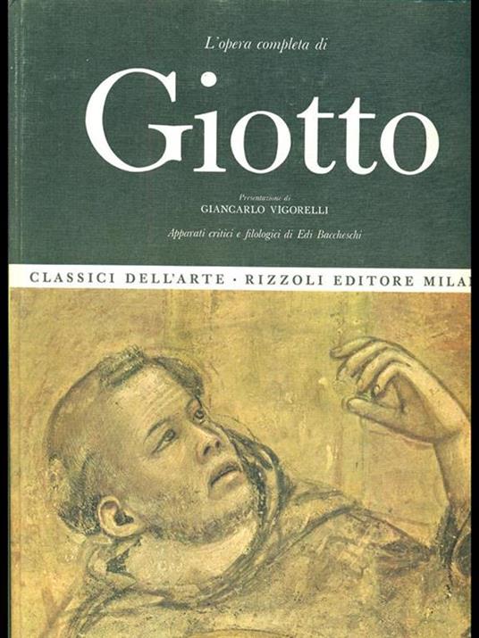 L' opera completa di Giotto - Giancarlo Vigorelli - copertina