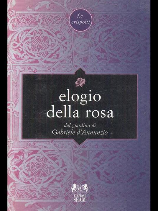 Elogio della rosa - copertina