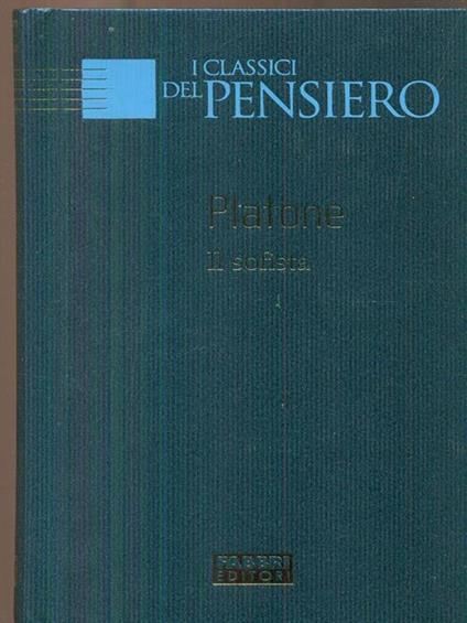 Sofista - Platone - copertina