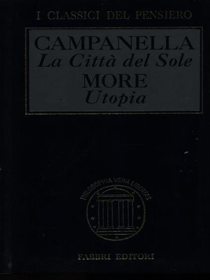 La città del sole-Civitas solis - Tommaso Campanella - copertina