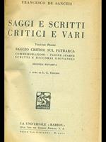 Saggi e scritti critici vari