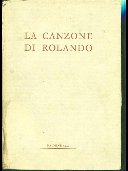 La canzone di Rolando - copertina