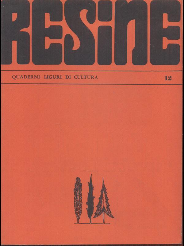 Resine-quaderni liguri di cultura n. 12