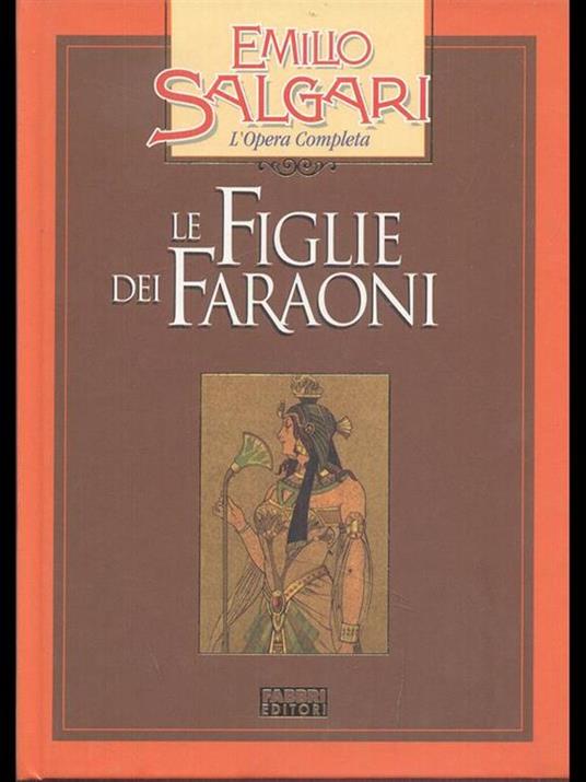 Le figlie dei faraoni - Emilio Salgari - copertina