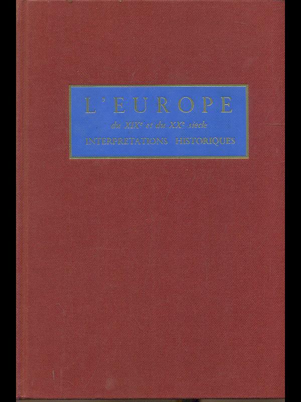 Europe du XIX et du XX siecle vol. 3